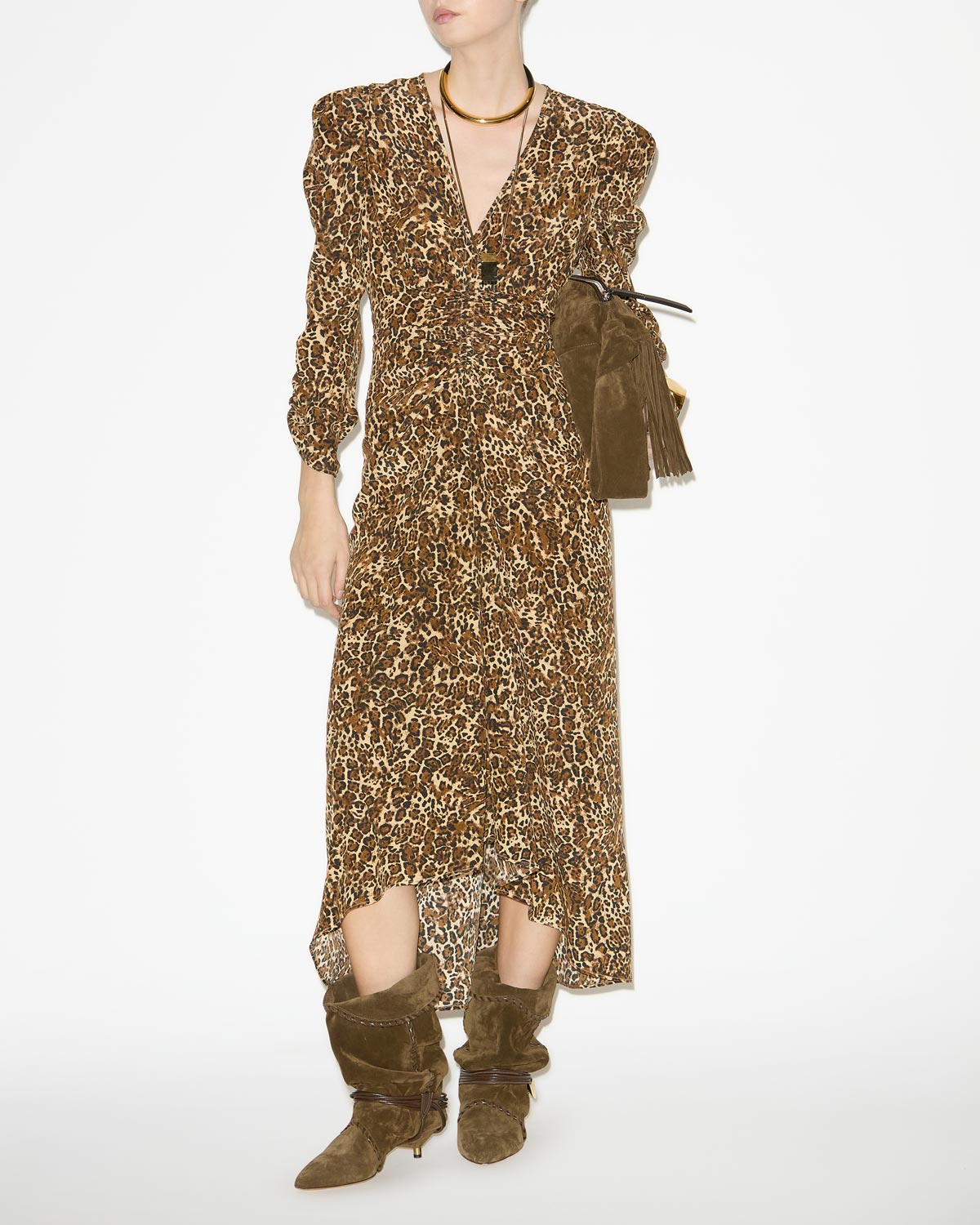 Women's Dress - Albini Leopard