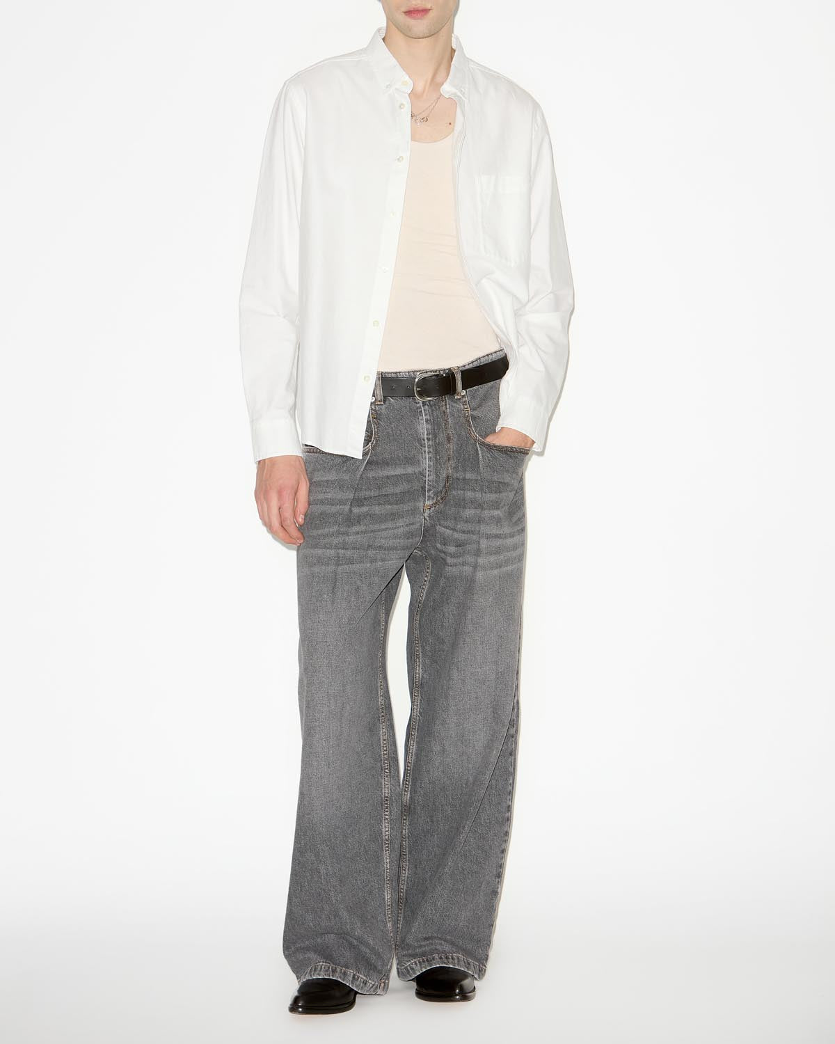 Women's Janael pants - Silver Pleated