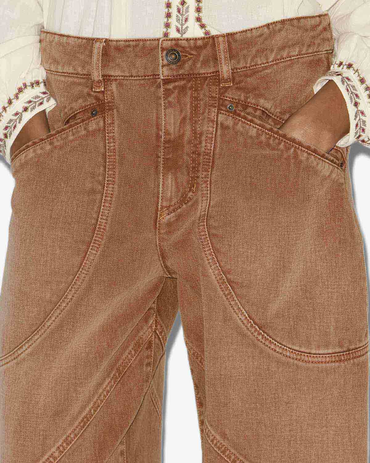 Women's CATARINA PANTS - Pants Ochre