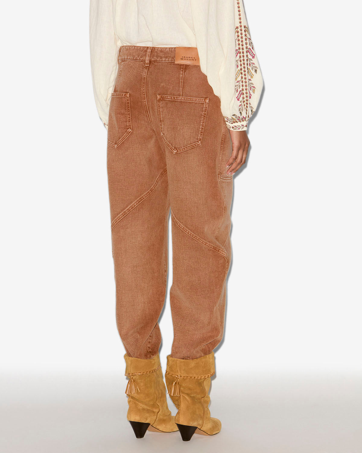 Women's CATARINA PANTS - Pants Ochre