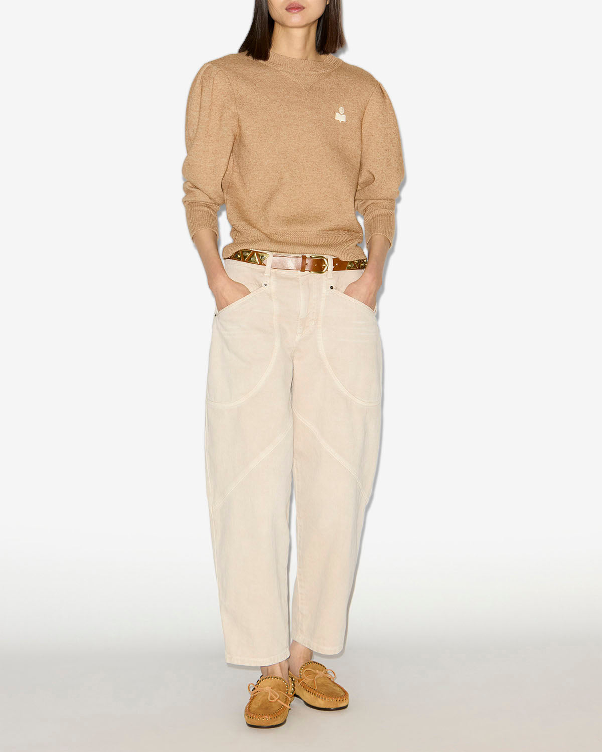 Women's CATARINA PANTS - Gold