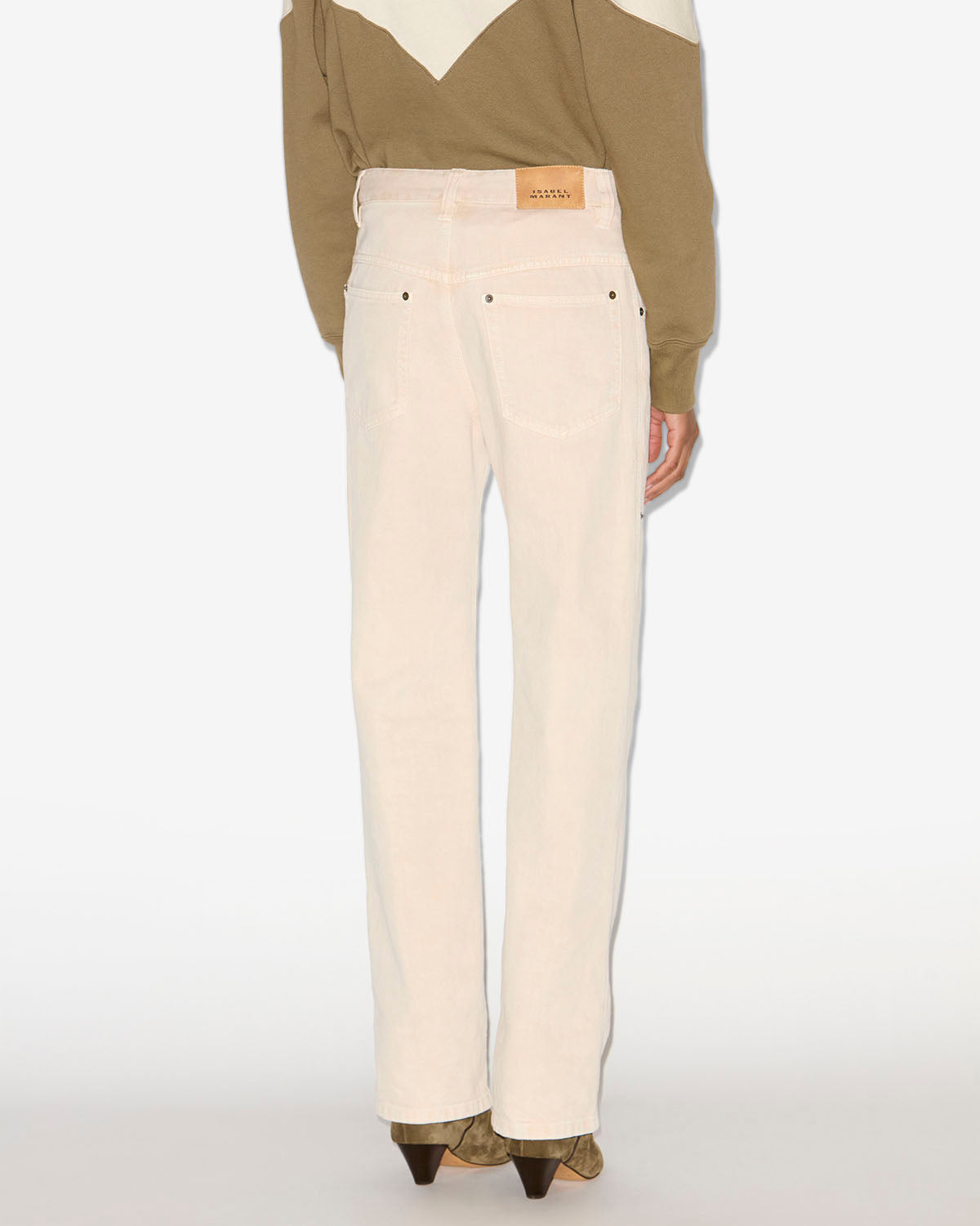 Women's BRINLEY PANTS - Pants Ecru