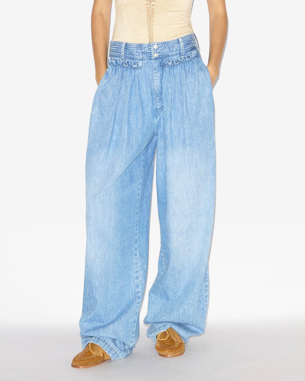Women's INAYA PANTS - Light Blue