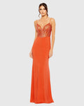 Sweetheart Mesh Embellished Gown