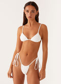 Calista Bikini Top - White