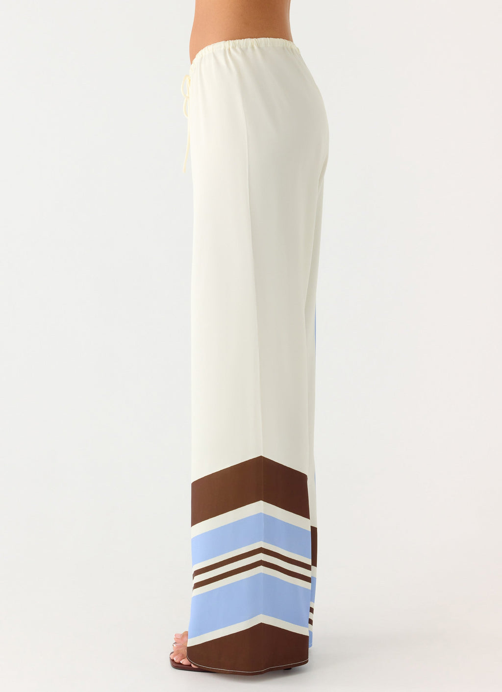 Deacon Low Rise Pants - Purple Stripe