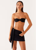 Ellie Swim Mini Skirt - Black
