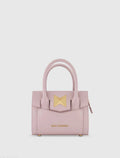 Small Leather Tote Bag With Gold Hardware - FINAL SALE