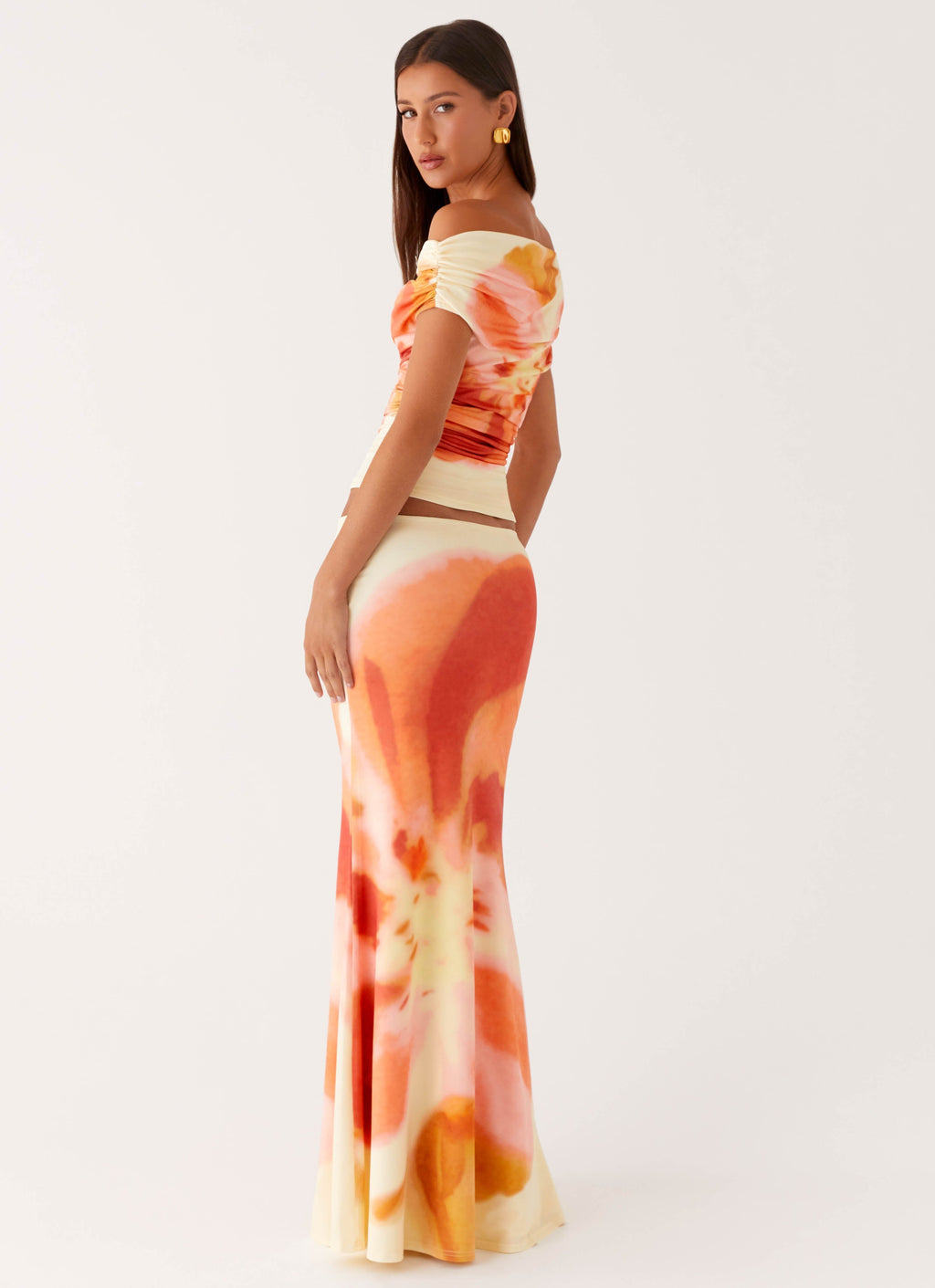 Moka Maxi Skirt - Mimosa Blossom