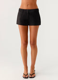 Oslo Mini Shorts - Black