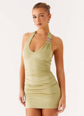 Panama Mini Dress - Lime